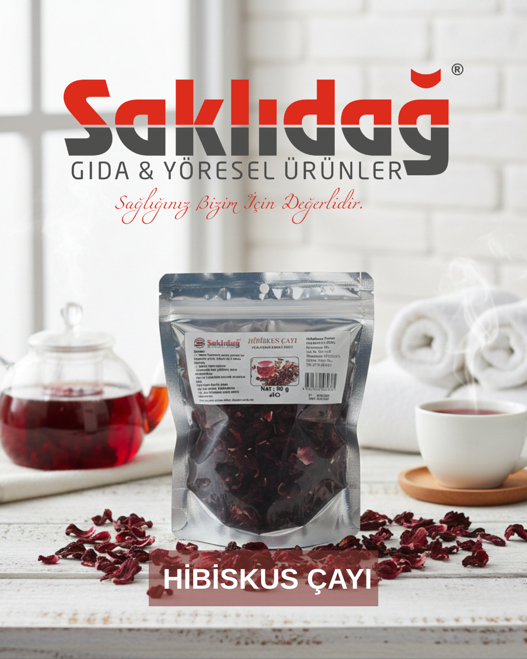 Yakut Kırmızısı Doğal Şifa: Saklıdağ Hibiskus Çayı