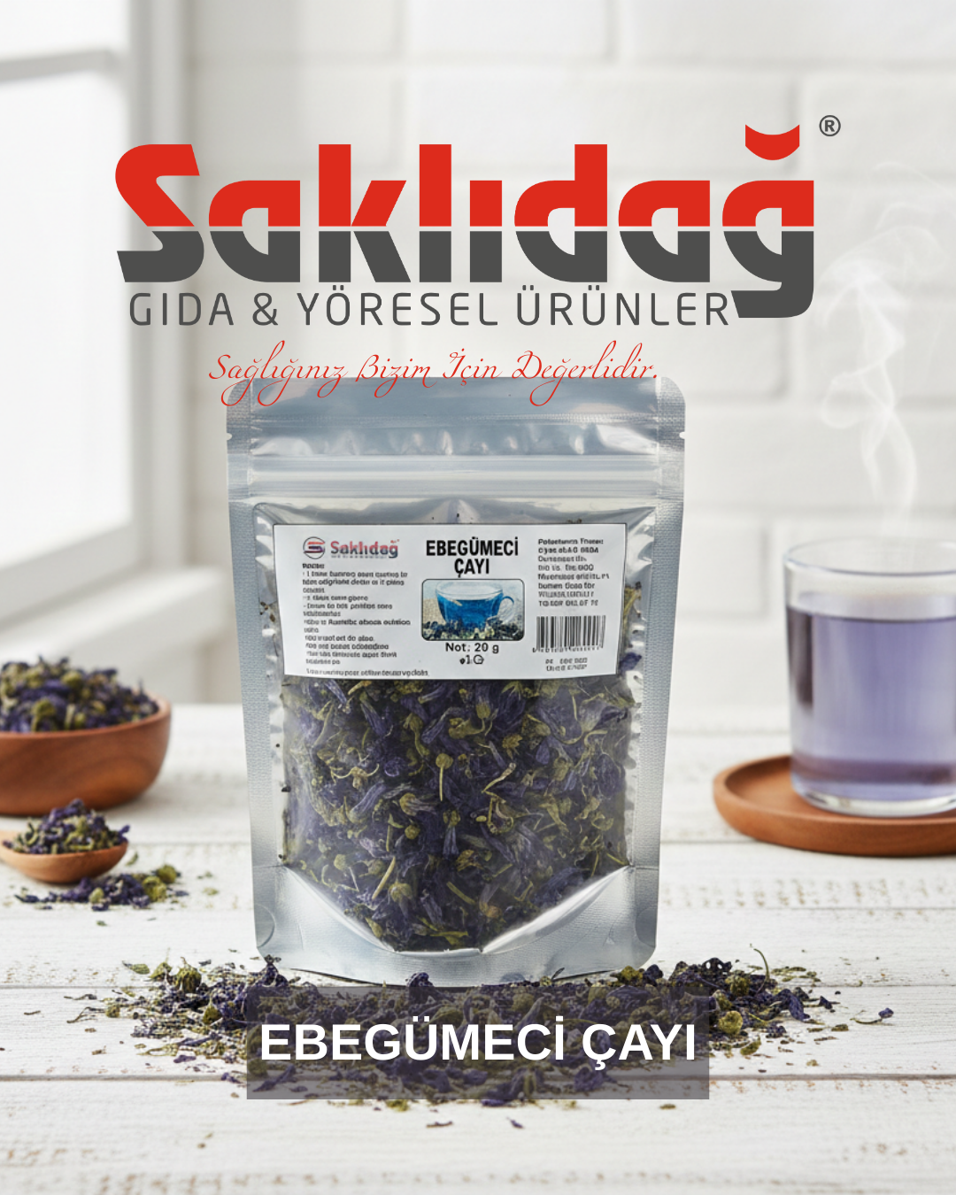 Büyüleyici Rengiyle Doğal Bir Kalkan: Saklıdağ Ebegümeci Çayı