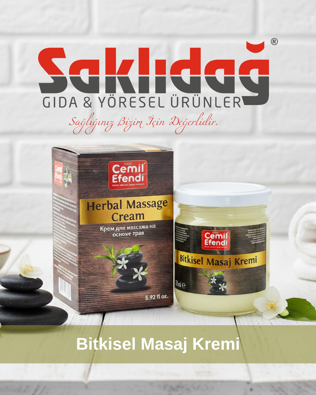 Yorgun Kaslara Doğal Dokunuş: Saklıdağ Cemil Efendi Bitkisel Masaj Kremi