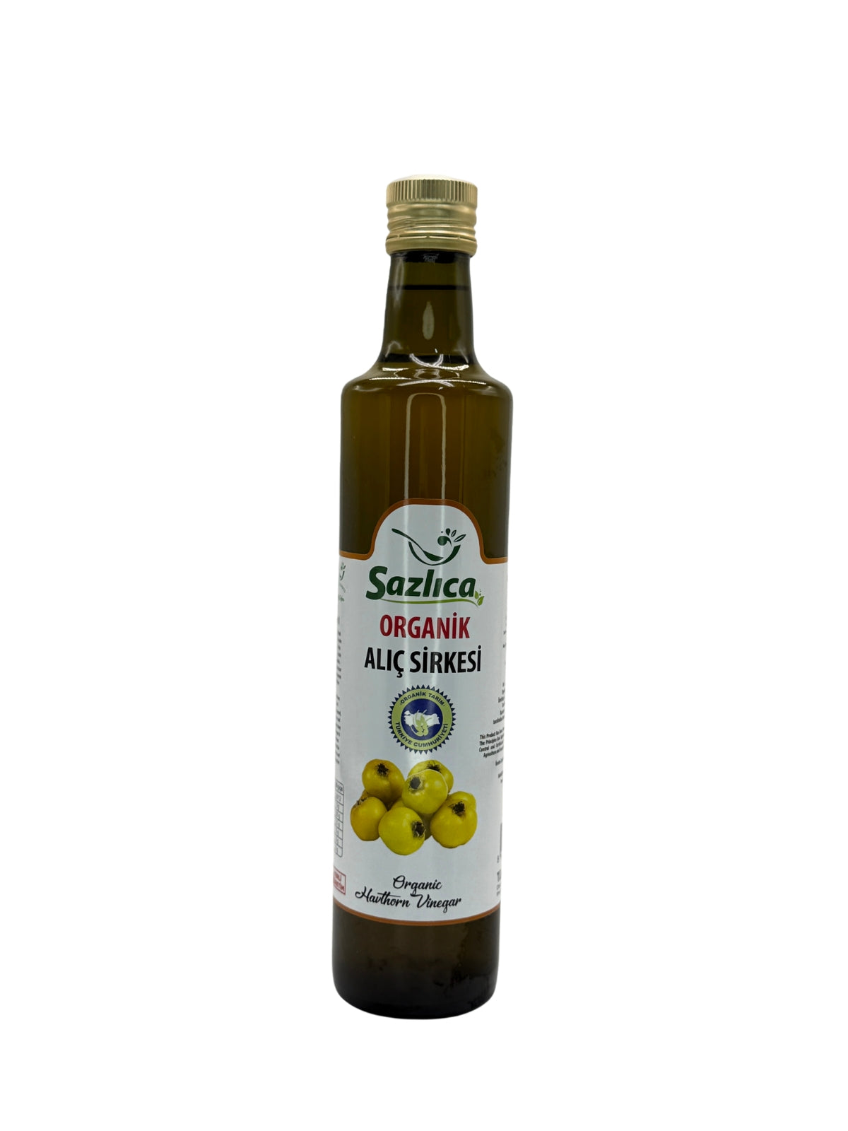 Sazlıca Organik Alıç Sirkesi | %100 Doğal ve Fermente | 500 ml