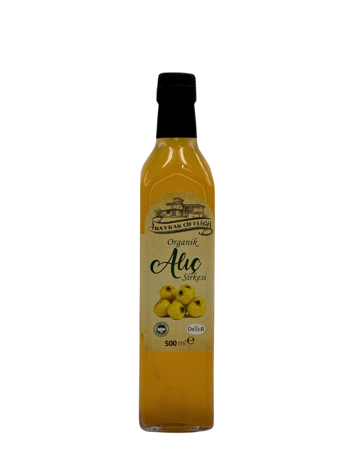 Bayrak Çiftliği Organik Alıç Sirkesi | %100 Doğal ve Sertifikalı | 500 ml