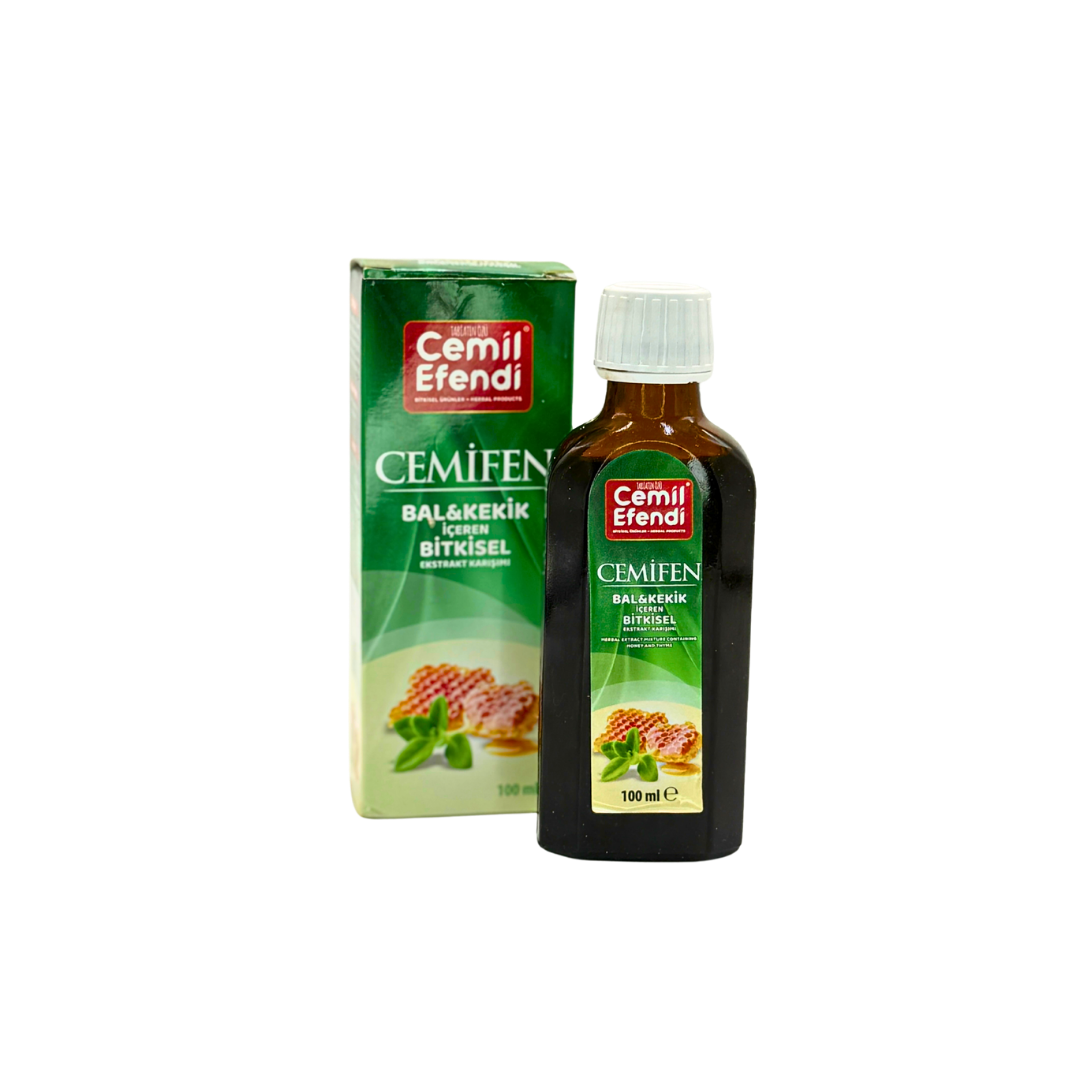 Cemil Efendi Cemifen | Bal ve Kekik İçeren Bitkisel Ekstrakt Karışımı | Doğal Destek | 100 ml