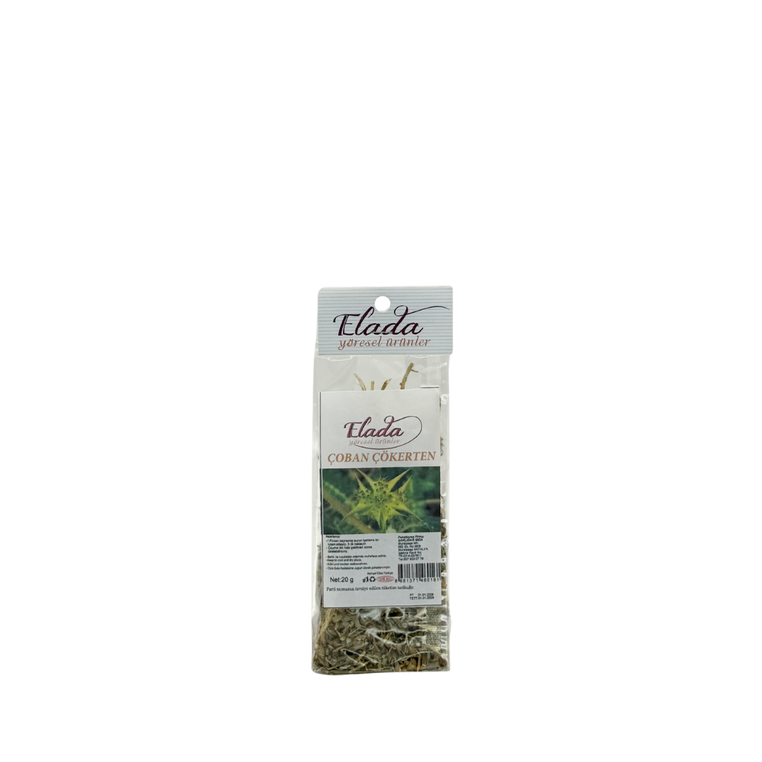 Elada Çoban Çökerten Çayı | %100 Doğal Yöresel Ürün | Taze Kurutulmuş | 20 g