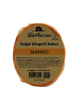 The Soap Factory Doğal Süngerli Mango Sabunu | El Yapımı Peeling Etkili Bakım | Enerji Verici ve Nemlendirici | 125 g