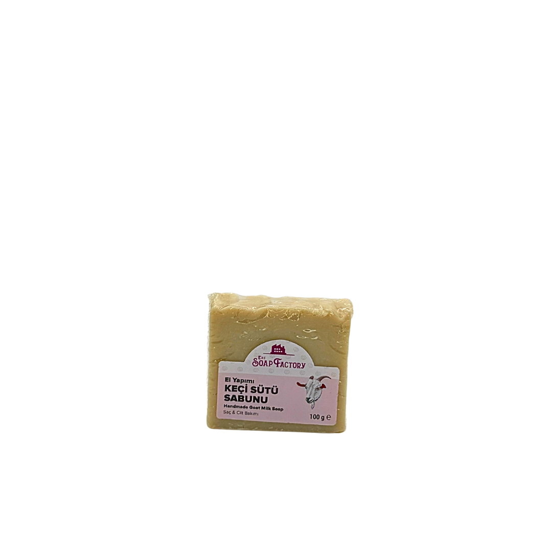 The Soap Factory El Yapımı Keçi Sütü Sabunu | Saç ve Cilt Bakımı | %100 Doğal ve Bitkisel | 100 g