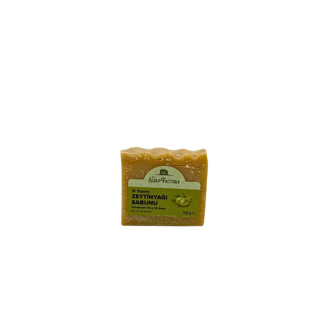 The Soap Factory El Yapımı Zeytinyağı Sabunu | Saç ve Cilt Bakımı | %100 Doğal ve Bitkisel | 100 g