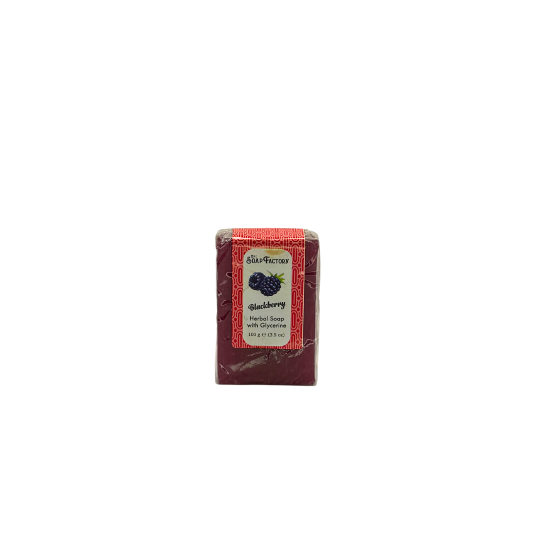 The Soap Factory Gliserinli Böğürtlen Sabunu | %100 Doğal El Yapımı | Canlandırıcı ve Antioksidan Bakım | 100 g