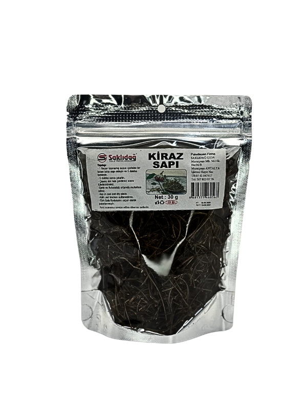 Saklıdağ Kiraz Sapı | %100 Doğal ve Taze Kurutulmuş | Ödem Atıcı Detoks Çayı | 30 g