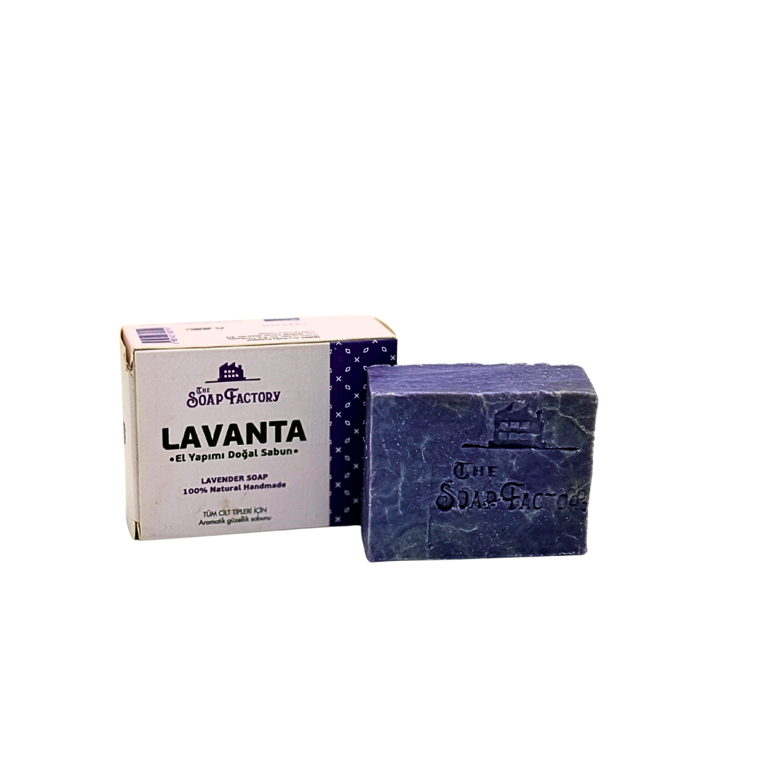 The Soap Factory El Yapımı Doğal Lavanta Sabunu | %100 El Yapımı ve Bitkisel | Aromatik Bakım