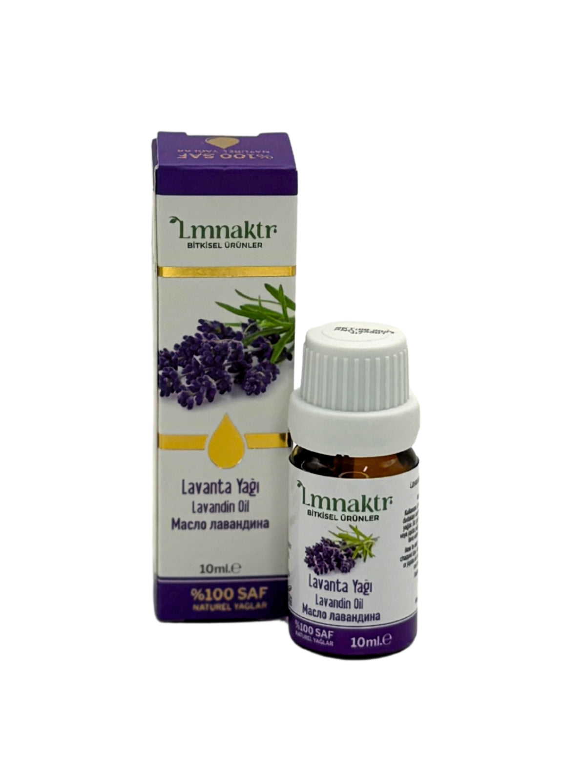 Lmnaktr Lavanta Yağı | %100 Saf ve Doğal Uçucu Yağ | 10 ml