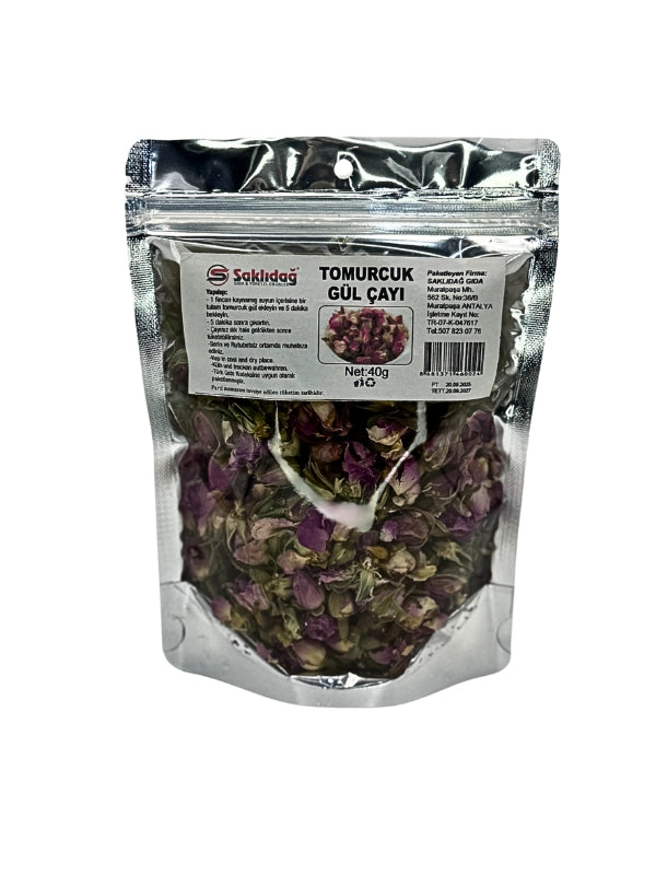 Saklıdağ Tomurcuk Gül Çayı | Aromatik Doğal Rahatlama & Çiçek Çayı | 40 g