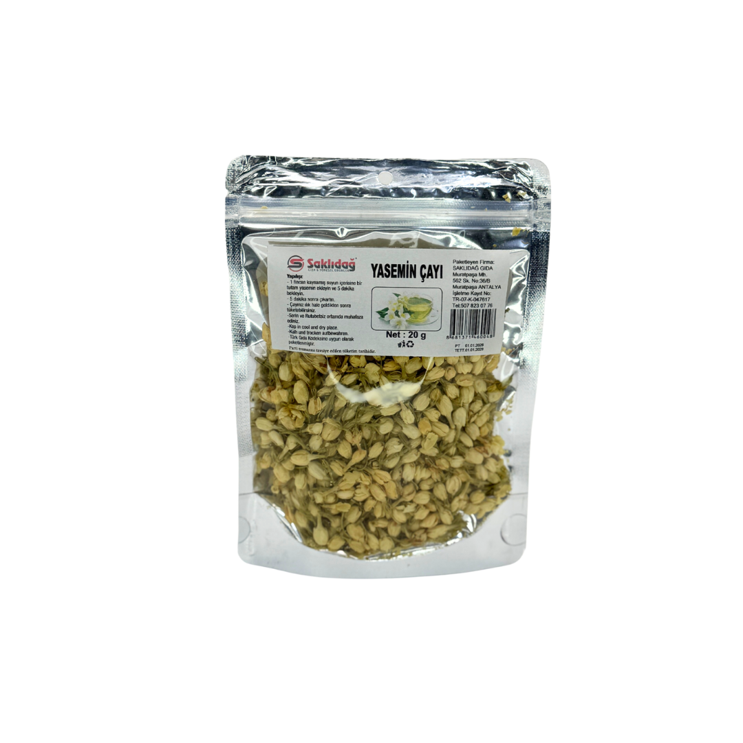 Saklıdağ Yasemin Çayı | Doğal Rahatlama & Aromatik Çiçek Çayı | 20 g