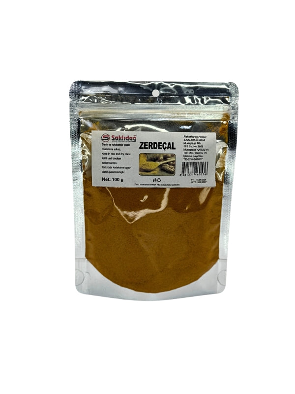 Saklıdağ Zerdeçal Tozu | Doğal Antioksidan Kaynağı & Geleneksel Baharat | 100 gr