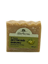 The Soap Factory El Yapımı Zeytinyağı Sabunu | Saç ve Cilt Bakımı | %100 Doğal ve Bitkisel | 100 g