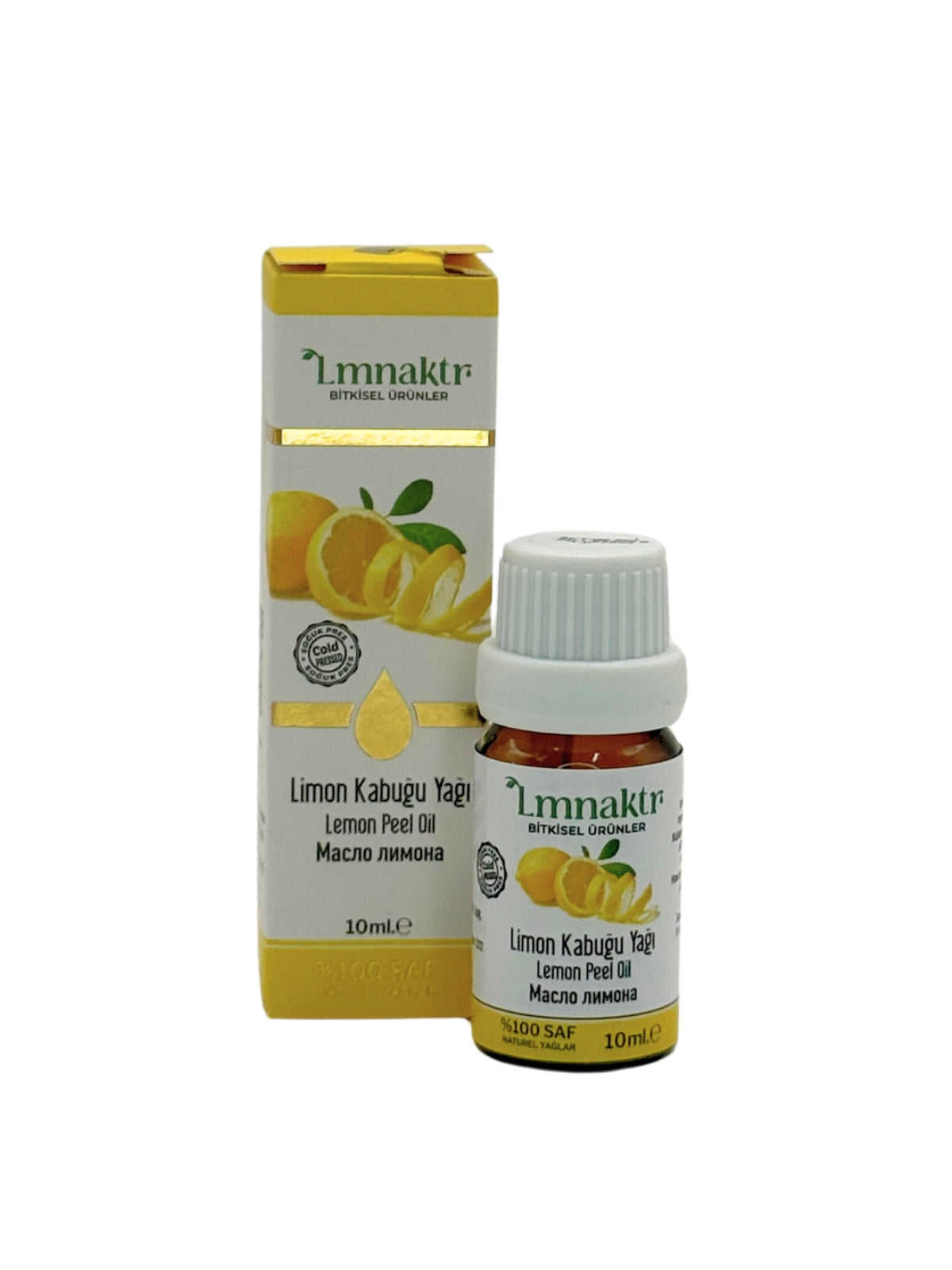 Lmnaktr Limon Kabuğu Yağı | %100 Saf ve Doğal Uçucu Yağ | 10 ml